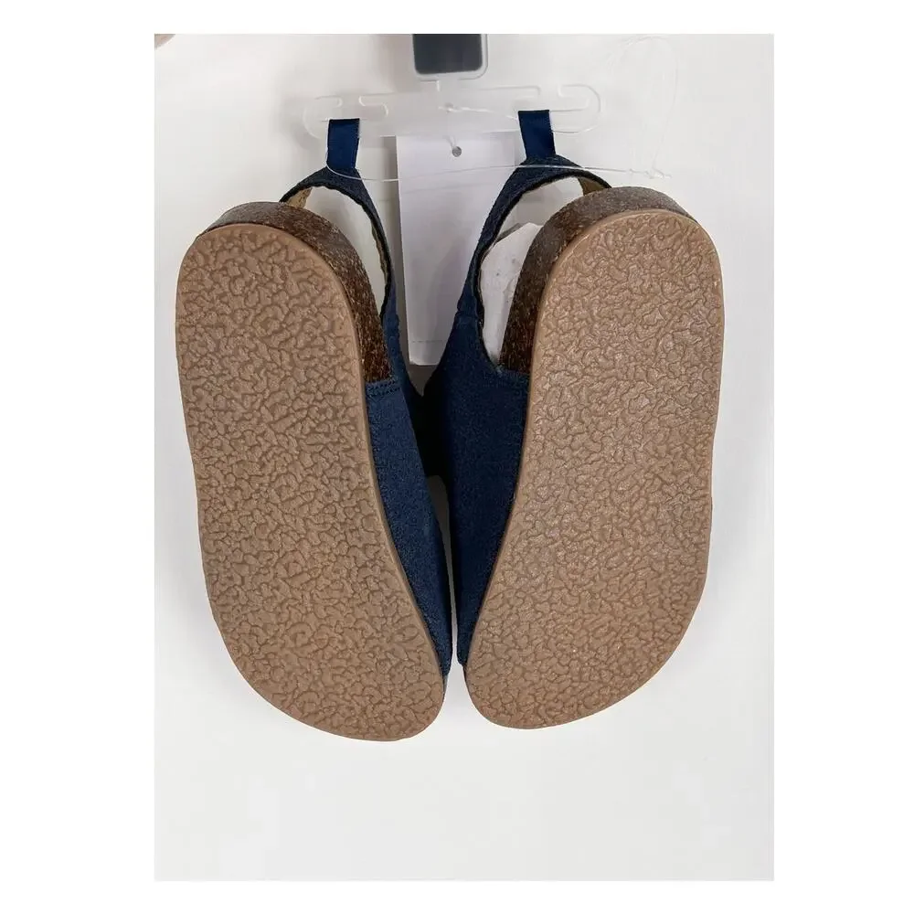 OshKosh B'Gosh Boys Bruno Sandal Navy Blue Size 11 New Slip On Little Kid